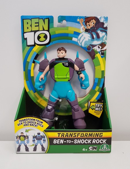 Ben 10 character deluxe trasforming well to shock rock GIOBEN28000/2 Giochi Preziosi | Futurartshop.com