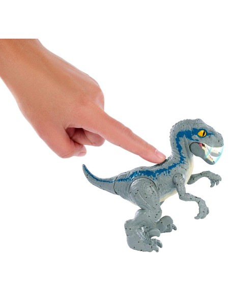 Jurassic World Uovo con mini dinosauro - Velociraptor blue MATFMB91/FMB92 Mattel | Futurartshop.com