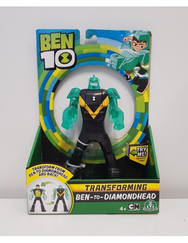 Ben 10 personaggio deluxe trasforming ben to diamondhead GIOBEN28000/1 Giochi Preziosi | Futurartshop.com