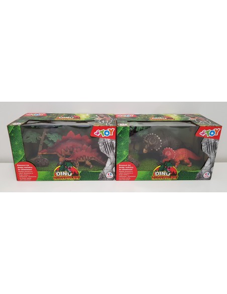 Animals, dinosaurs, realistic 2-piece set with accessories, 6 models GLO03214 Globo | Futurartshop.com