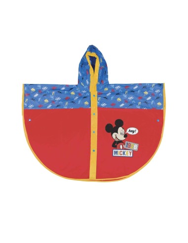 Poncho pioggia taglia 6-8 anni topolino rosso DEG99254 6/8 Cerdà | Futurartshop.com