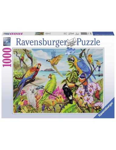 Puzzle pappagalli colorati 1000 pezzi RAV19861 Ravensburger | Futurartshop.com