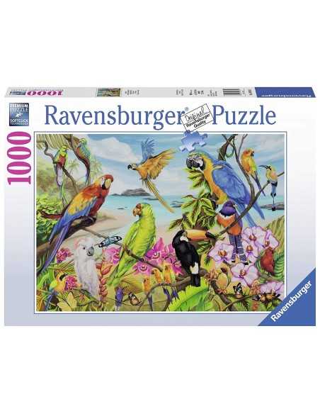 Puzzle colorful parrots 1000 pieces RAV19861 Ravensburger | Futurartshop.com
