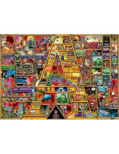 Puzzle awesome alphabet A 1000 pezzi RAV19771 Ravensburger | Futurartshop.com