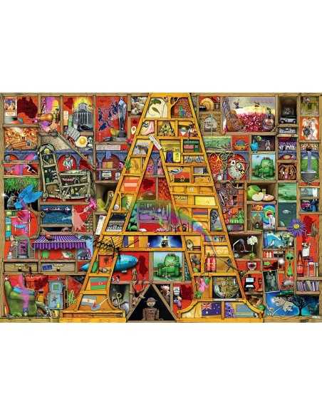 Puzzle awesome alphabet A 1000 pezzi RAV19771 Ravensburger | Futurartshop.com