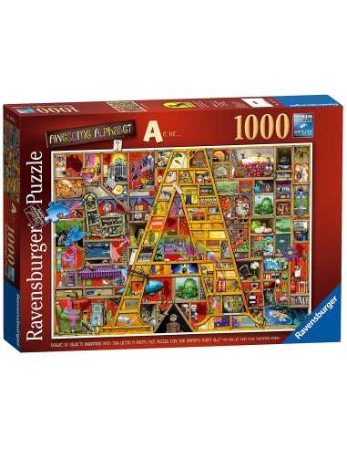 Awesome puzzles alphabet 1000 pieces RAV19771 Ravensburger | Futurartshop.com