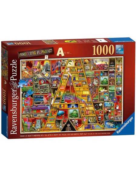 Awesome puzzles alphabet 1000 pieces RAV19771 Ravensburger | Futurartshop.com