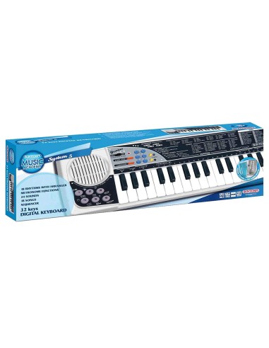 Tastiera digitale system 5 32 tasti WONGT530.2 Bontempi | Futurartshop.com
