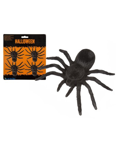 Set of 4 Spiders black plastic OUT98/2012 Out of The Blue | Futurartshop.com