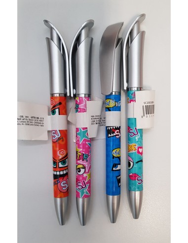 Pen sferas SJ gang stationery 4 designs SEV9C2001806000 Seven | Futurartshop.com