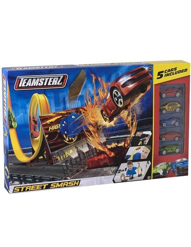 Teamsterz pista di fuoco con 5 auto MAGGG-00943 Grandi giochi | Futurartshop.com