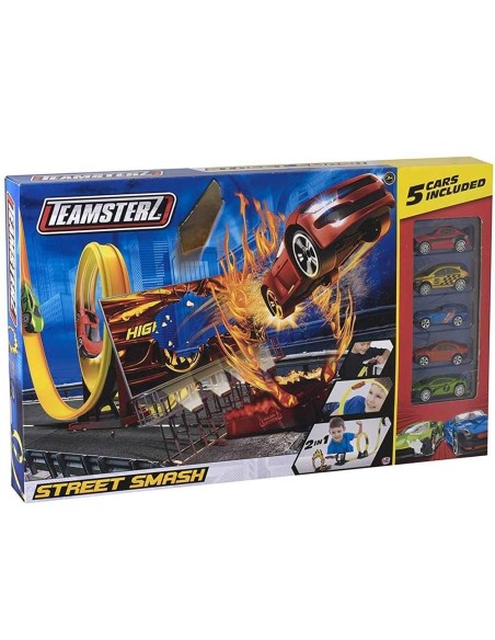 Teamsterz pista di fuoco con 5 auto MAGGG-00943 Grandi giochi | Futurartshop.com