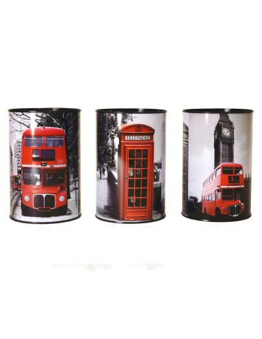 Salvadanaio in metallo london 3 modelli OUT69/1243 Out of The Blue | Futurartshop.com