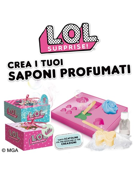 Lol Surprise - Create your own perfumed soaps LIS69514 Lisciani | Futurartshop.com
