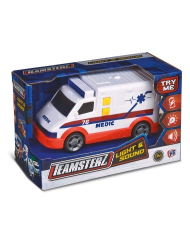 Teamsterz mini ambulanza con luci e suoni MAGGG-00976 Grandi giochi | Futurartshop.com