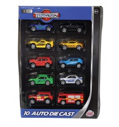 Teamsterz set 10 car die-cast GG-00912 Grandi giochi- Futurartshop.com