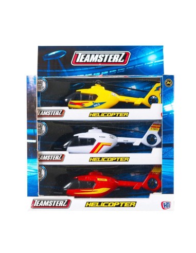 Teamsterz helicopter rescue die-cast 3 colors MAGGG-00895 Grandi giochi | Futurartshop.com
