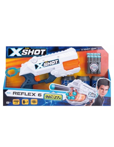 X-shot gun, excel reflex 6 with darts and targets MAGGG-46019 Zuru | Futurartshop.com