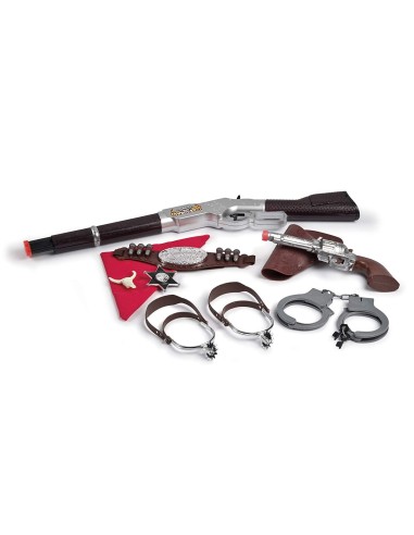 set cow boy rifle, gun and accessories MAGGG-66003 Grandi giochi | Futurartshop.com