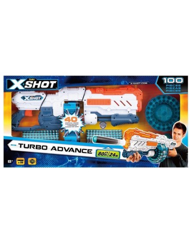 X-shot excel turbo advance 96 darts MAGGG-46023 Zuru | Futurartshop.com