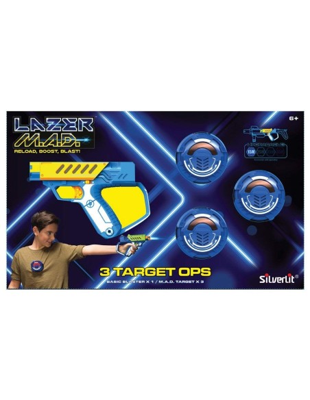 Lazer Mad - kit training con 3 bersagli ROC21431669 Rocco Giocattoli | Futurartshop.com