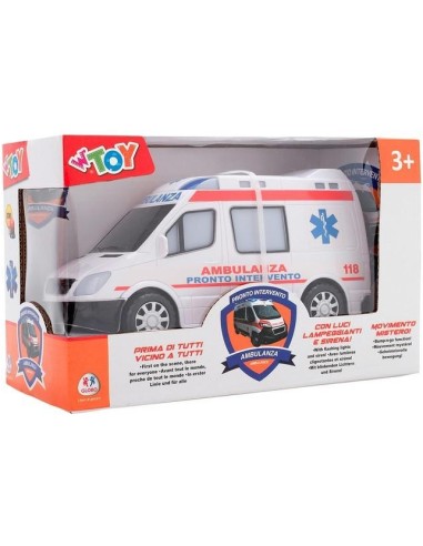 Ambulanza luci e suoni con movimento GLO02515 Globo | Futurartshop.com