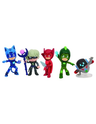 PJ masks - Moon Set with 5 characters collection WON9500/95201 Giochi Preziosi | Futurartshop.com