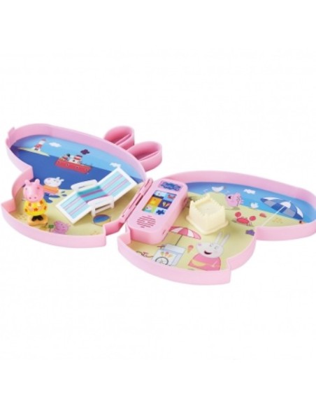 Peppa pig carrying case playset 2 models GIOPPC35000 Giochi Preziosi | Futurartshop.com