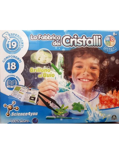 Science4you la fabbrica dei cristalli GIOCEN05000 Giochi Preziosi | Futurartshop.com