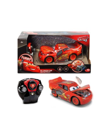 Auto radiocomandata cars 3 saetta mcqueen crazy crash SIM203084018 Simba Toys | Futurartshop.com