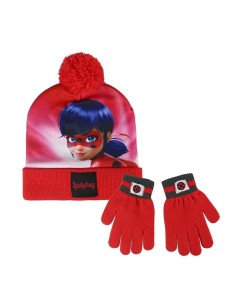 Set hat pompom gloves lady bug 4MLB-2200002557 Cerdà | Futurartshop.com