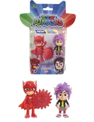 Pj Masks characters series 2 - Gufetta and Rip GIOPJM65000/1 Giochi Preziosi | Futurartshop.com