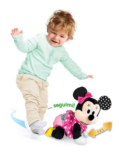 Plush Baby Minnie gattona with me CLE17253 Clementoni | Futurartshop.com