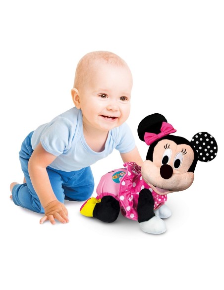 Peluche Baby Minnie gattona con me CLE17253 Clementoni | Futurartshop.com