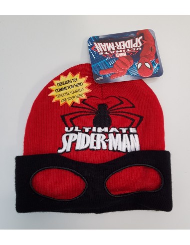 Cappello invernale taglia 54 maschera spiderman rosso nero 4MHQ4374/2 Cerdà | Futurartshop.com