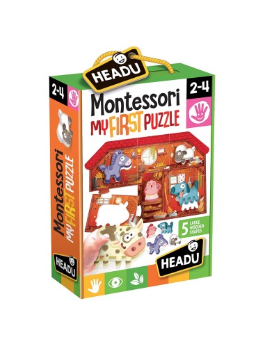 Montessori my frist puzzle the farm HEAIT20140 Headu | Futurartshop.com