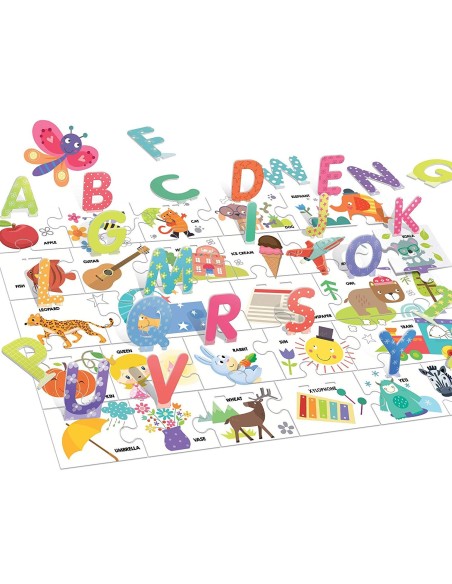 Montessori alphabet 3D puzzle HEAIT20973 Headu | Futurartshop.com