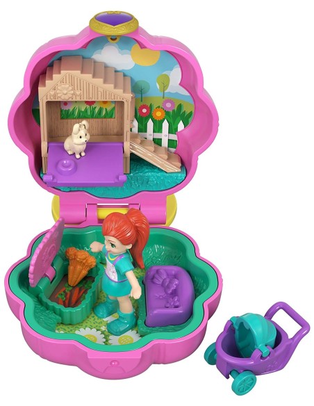 Polly Pocket - Mini Giardino con Cucciolo tascabile MATFRY29/GCN08 Mattel | Futurartshop.com