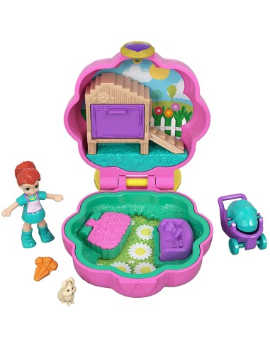 Polly Pocket - Mini Giardino con Cucciolo tascabile MATFRY29/GCN08 Mattel | Futurartshop.com
