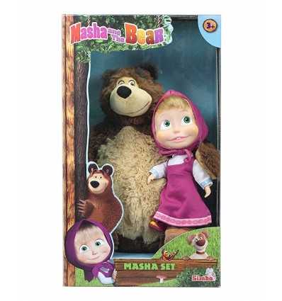 Conjunto de muñeca de masha y el oso de peluche 109301016009 Simba Toys- Futurartshop.com
