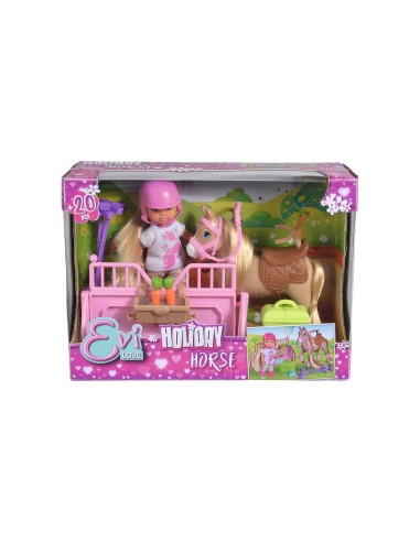 Evi love holiday con cavallo e scuderia SIM105733274038 Simba Toys | Futurartshop.com