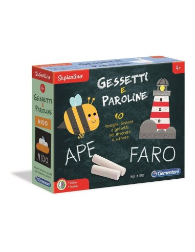 Sapientino chalks and little words CLE16125 Clementoni | Futurartshop.com