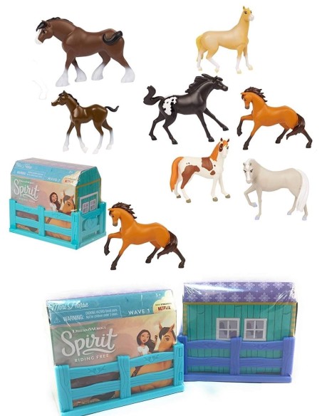 Spirit - Stalla con mini Cavallo GIOPRT05000 Giochi Preziosi | Futurartshop.com