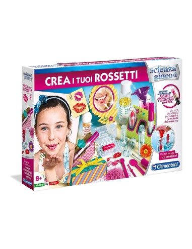 Scienza e Gioco - Crea i tuoi Rossetti CLE19073 Clementoni | Futurartshop.com