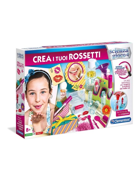 Scienza e Gioco - Crea i tuoi Rossetti CLE19073 Clementoni | Futurartshop.com