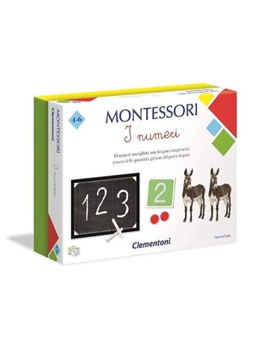 Montessori- I Numeri CLE16099 Clementoni | Futurartshop.com
