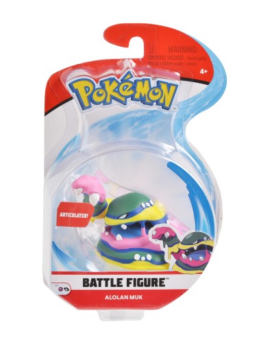 Pokemon battle figure personaggio alolan muk GIOPKE00000/1 Giochi Preziosi | Futurartshop.com