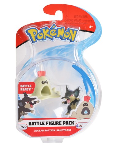 Pokemon battle figures characters alolan treated and sandygast GIOPKE00000/3 Giochi Preziosi | Futurartshop.com