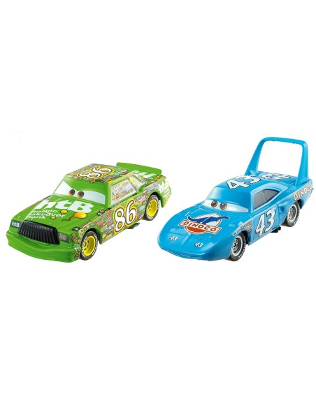 Cars 3 pack 2 cars-strip weathers aka the king and chick hicks MATDXV99/FLH60 Mattel | Futurartshop.com