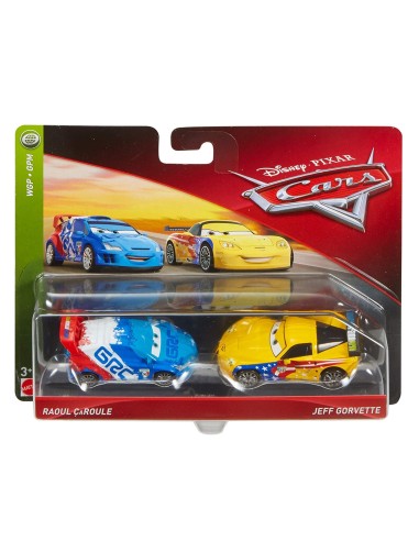 Cars 3 confezione 2 auto-raoul caroule e jeff gorvette MATDXV99/FLH63 Mattel | Futurartshop.com